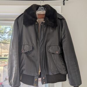 Men's Vintage Brown Leather Jacket